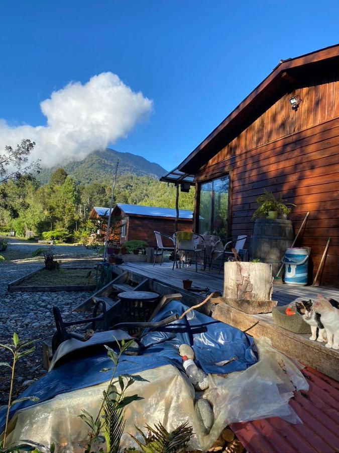 Cabanas & Tinajas Entre Volcanes 오르노피렌 외부 사진